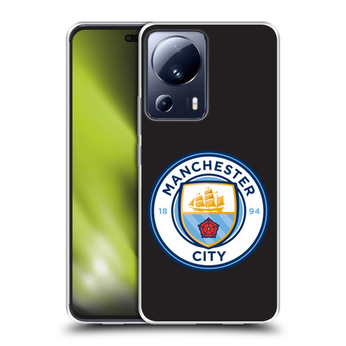 Manchester City Man City FC Badge Black Full Colour Soft Gel Case for Xiaomi 13 Lite 5G