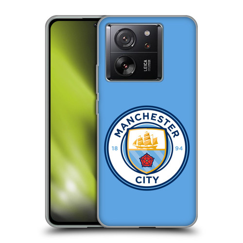 Manchester City Man City FC Badge Blue Full Colour Soft Gel Case for Xiaomi 13T 5G / 13T Pro 5G