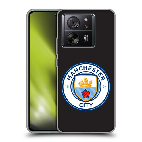 Manchester City Man City FC Badge Black Full Colour Soft Gel Case for Xiaomi 13T 5G / 13T Pro 5G
