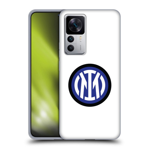 Fc Internazionale Milano Badge Logo On White Soft Gel Case for Xiaomi 12T 5G / 12T Pro 5G / Redmi K50 Ultra 5G