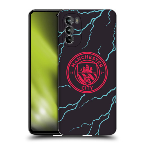 Manchester City Man City FC 2023/24 Badge Kit Third Soft Gel Case for Motorola Moto G82 5G