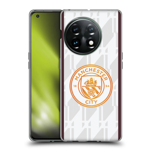 Manchester City Man City FC 2023/24 Badge Kit Away Soft Gel Case for OnePlus 11 5G
