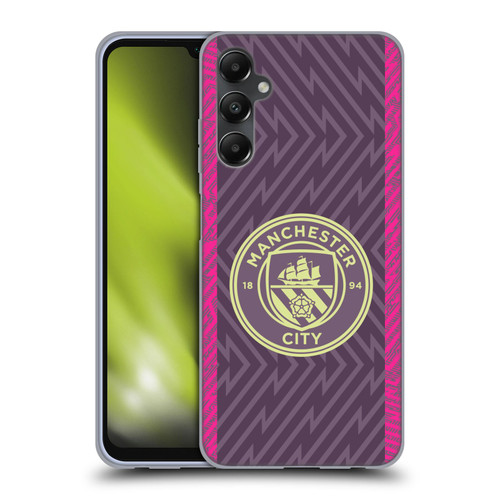 Manchester City Man City FC 2023/24 Badge Kit Home Goalkeeper Soft Gel Case for Samsung Galaxy A05s