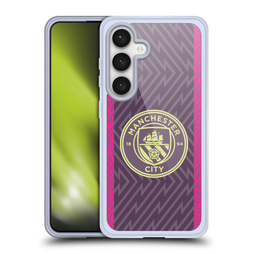 Manchester City Man City FC 2023/24 Badge Kit Home Goalkeeper Soft Gel Case for Samsung Galaxy S24 5G