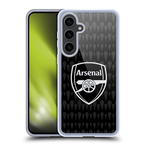 Arsenal FC 2023/24 Crest Kit Home Goalkeeper Soft Gel Case for Samsung Galaxy S24+ 5G
