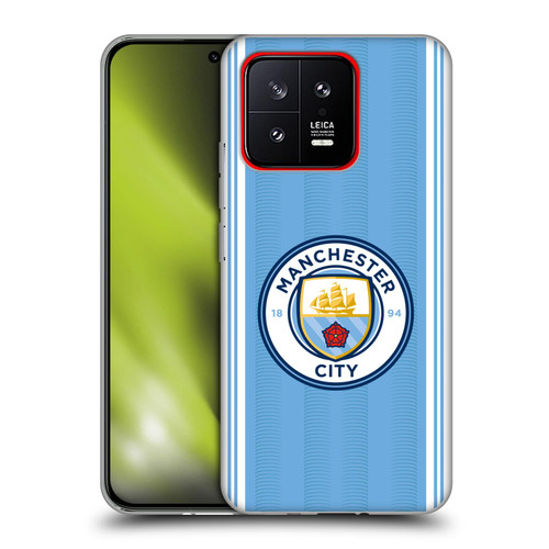 Manchester City Man City FC 2023/24 Badge Kit Home Soft Gel Case for Xiaomi 13 5G