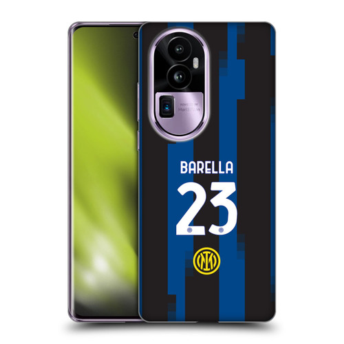 Fc Internazionale Milano 2023/24 Players Home Kit Nicolò Barella Soft Gel Case for OPPO Reno10 Pro+