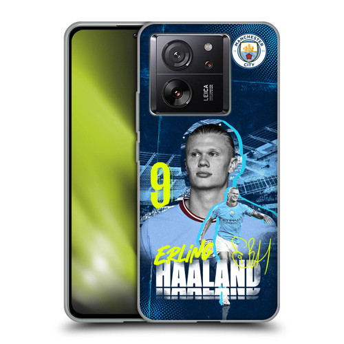 Manchester City Man City FC 2022/23 First Team Erling Haaland Soft Gel Case for Xiaomi 13T 5G / 13T Pro 5G