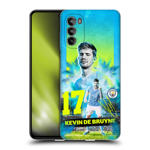 Manchester City Man City FC 2023/24 First Team Kevin De Bruyne Soft Gel Case for Motorola Moto G82 5G