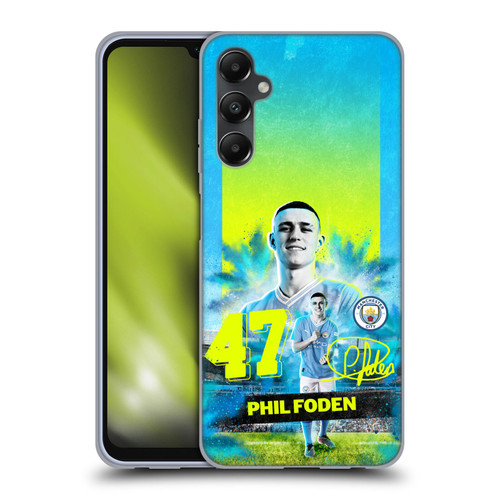 Manchester City Man City FC 2023/24 First Team Phil Foden Soft Gel Case for Samsung Galaxy A05s
