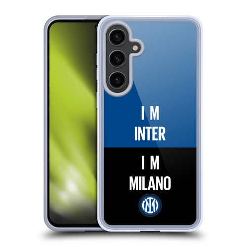 Fc Internazionale Milano Logo Inter Milano Soft Gel Case for Samsung Galaxy S24+ 5G