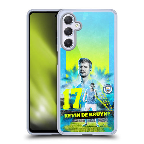 Manchester City Man City FC 2023/24 First Team Kevin De Bruyne Soft Gel Case for Samsung Galaxy M54 5G