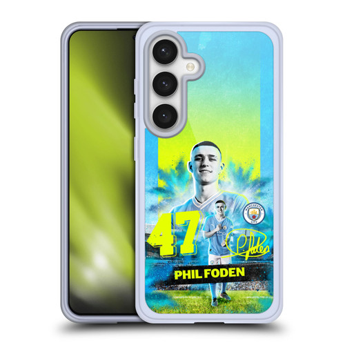 Manchester City Man City FC 2023/24 First Team Phil Foden Soft Gel Case for Samsung Galaxy S24 5G