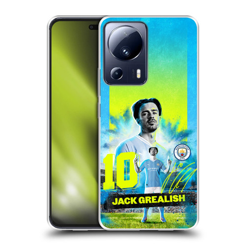 Manchester City Man City FC 2023/24 First Team Jack Grealish Soft Gel Case for Xiaomi 13 Lite 5G
