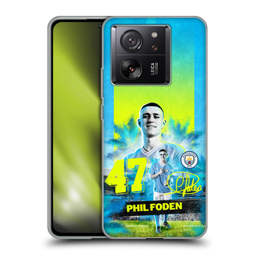 Manchester City Man City FC 2023/24 First Team Phil Foden Soft Gel Case for Xiaomi 13T 5G / 13T Pro 5G