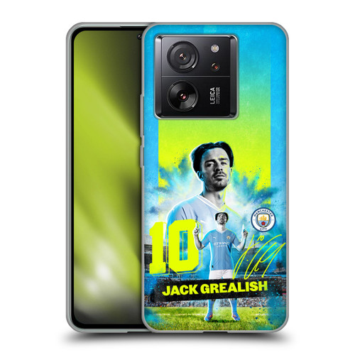 Manchester City Man City FC 2023/24 First Team Jack Grealish Soft Gel Case for Xiaomi 13T 5G / 13T Pro 5G