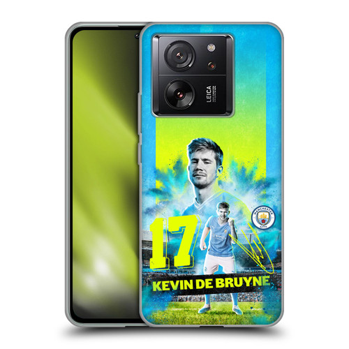 Manchester City Man City FC 2023/24 First Team Kevin De Bruyne Soft Gel Case for Xiaomi 13T 5G / 13T Pro 5G