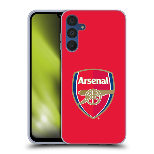 Arsenal FC Crest 2 Full Colour Red Soft Gel Case for Samsung Galaxy A15