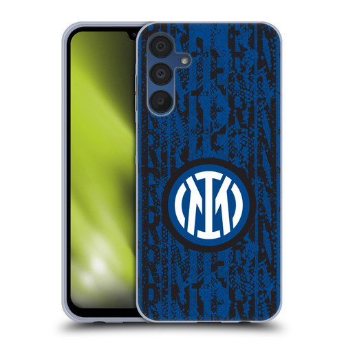 Fc Internazionale Milano Patterns Snake Wordmark Soft Gel Case for Samsung Galaxy A15 & MagSafe