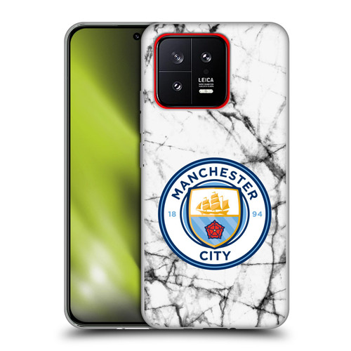 Manchester City Man City FC Marble Badge Full Colour Soft Gel Case for Xiaomi 13 5G