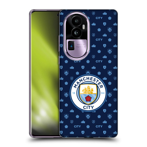 Manchester City Man City FC Patterns Dark Blue Soft Gel Case for OPPO Reno10 Pro+