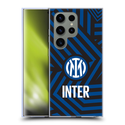 Fc Internazionale Milano Patterns Abstract 1 Soft Gel Case for Samsung Galaxy S24 Ultra 5G & MagSafe
