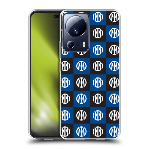 Fc Internazionale Milano Patterns Crest Soft Gel Case for Xiaomi 13 Lite 5G
