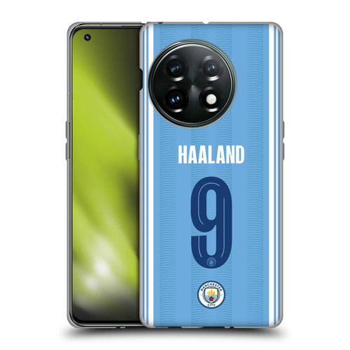 Manchester City Man City FC 2023/24 Players Home Kit Erling Haaland Soft Gel Case for OnePlus 11 5G
