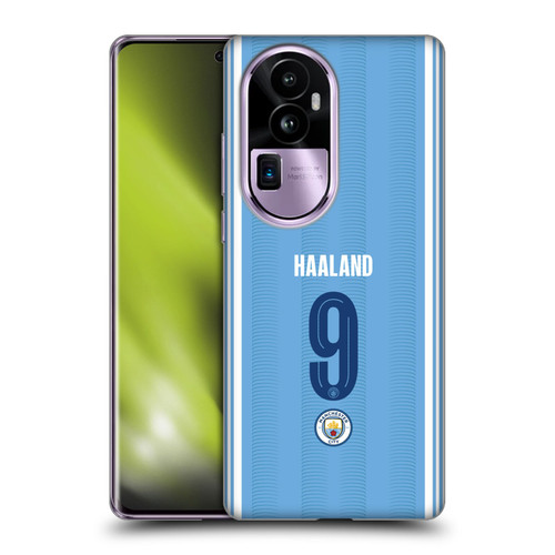 Manchester City Man City FC 2023/24 Players Home Kit Erling Haaland Soft Gel Case for OPPO Reno10 Pro+
