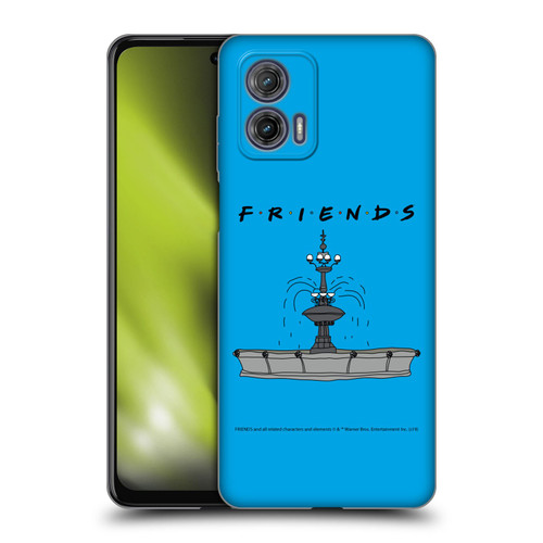 Friends TV Show Iconic Fountain Soft Gel Case for Motorola Moto G73 5G