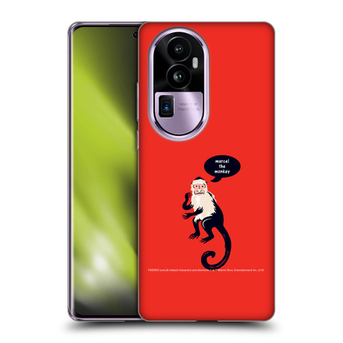 Friends TV Show Iconic Marcel The Monkey Soft Gel Case for OPPO Reno10 Pro+