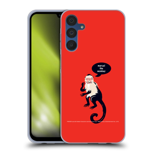 Friends TV Show Iconic Marcel The Monkey Soft Gel Case for Samsung Galaxy A15 & MagSafe