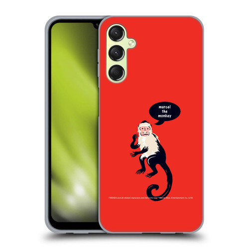 Friends TV Show Iconic Marcel The Monkey Soft Gel Case for Samsung Galaxy A24 4G / M34 5G