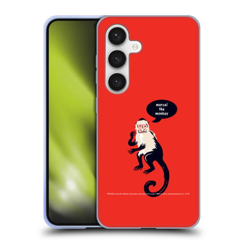 Friends TV Show Iconic Marcel The Monkey Soft Gel Case for Samsung Galaxy S24 5G