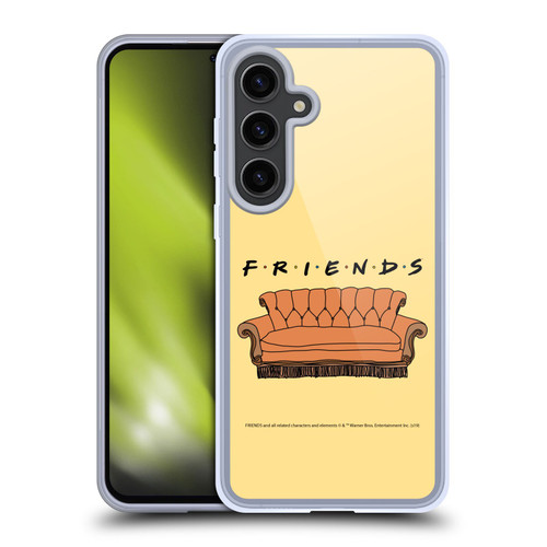 Friends TV Show Iconic Couch Soft Gel Case for Samsung Galaxy S24+ 5G & MagSafe