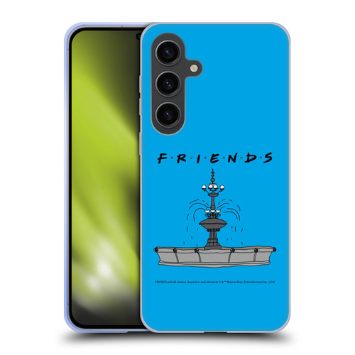 Friends TV Show Iconic Fountain Soft Gel Case for Samsung Galaxy S24+ 5G
