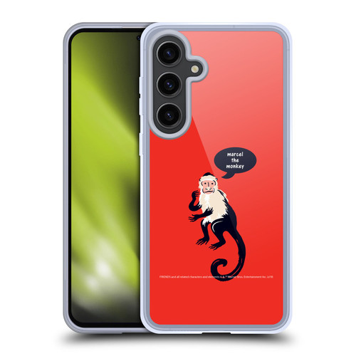 Friends TV Show Iconic Marcel The Monkey Soft Gel Case for Samsung Galaxy S24+ 5G & MagSafe