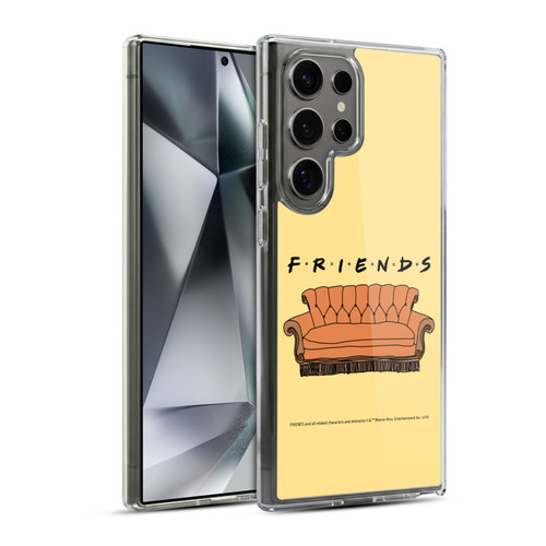 Friends TV Show Iconic Couch Soft Gel Case for Samsung Galaxy S24 Ultra 5G & MagSafe