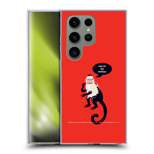 Friends TV Show Iconic Marcel The Monkey Soft Gel Case for Samsung Galaxy S24 Ultra 5G
