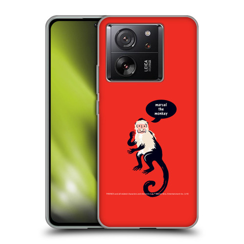 Friends TV Show Iconic Marcel The Monkey Soft Gel Case for Xiaomi 13T 5G / 13T Pro 5G
