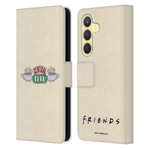 Friends TV Show Iconic Central Perk Leather Book Wallet Case Cover For Samsung Galaxy S24 5G