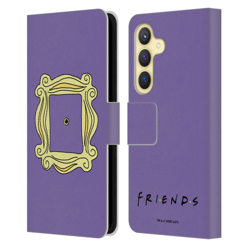 Friends TV Show Iconic Peephole Frame Leather Book Wallet Case Cover For Samsung Galaxy S24 5G