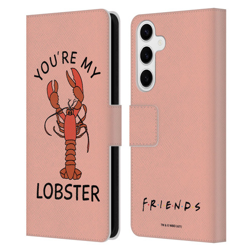 Friends TV Show Iconic Lobster Leather Book Wallet Case Cover For Samsung Galaxy S24+ 5G