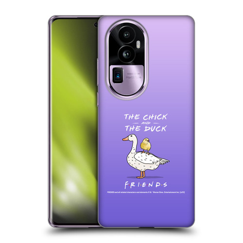 Friends TV Show Key Art Chick And Duck Soft Gel Case for OPPO Reno10 Pro+