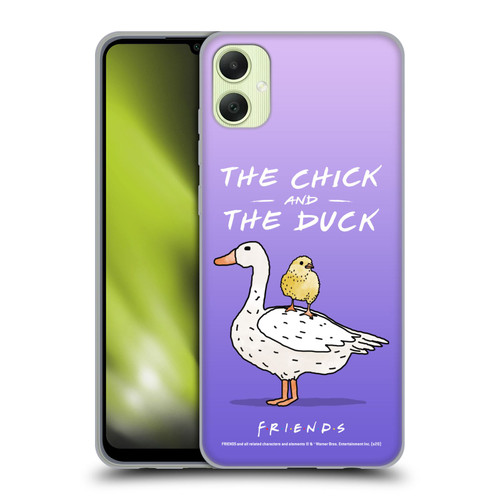 Friends TV Show Key Art Chick And Duck Soft Gel Case for Samsung Galaxy A05