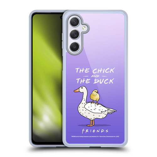Friends TV Show Key Art Chick And Duck Soft Gel Case for Samsung Galaxy M54 5G