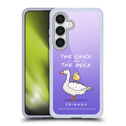 Friends TV Show Key Art Chick And Duck Soft Gel Case for Samsung Galaxy S24 5G