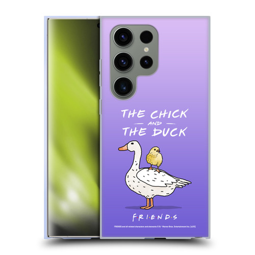 Friends TV Show Key Art Chick And Duck Soft Gel Case for Samsung Galaxy S24 Ultra 5G