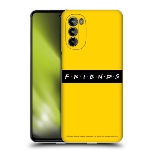 Friends TV Show Logos Pattern Soft Gel Case for Motorola Moto G82 5G