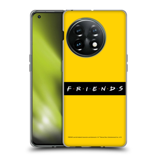 Friends TV Show Logos Pattern Soft Gel Case for OnePlus 11 5G